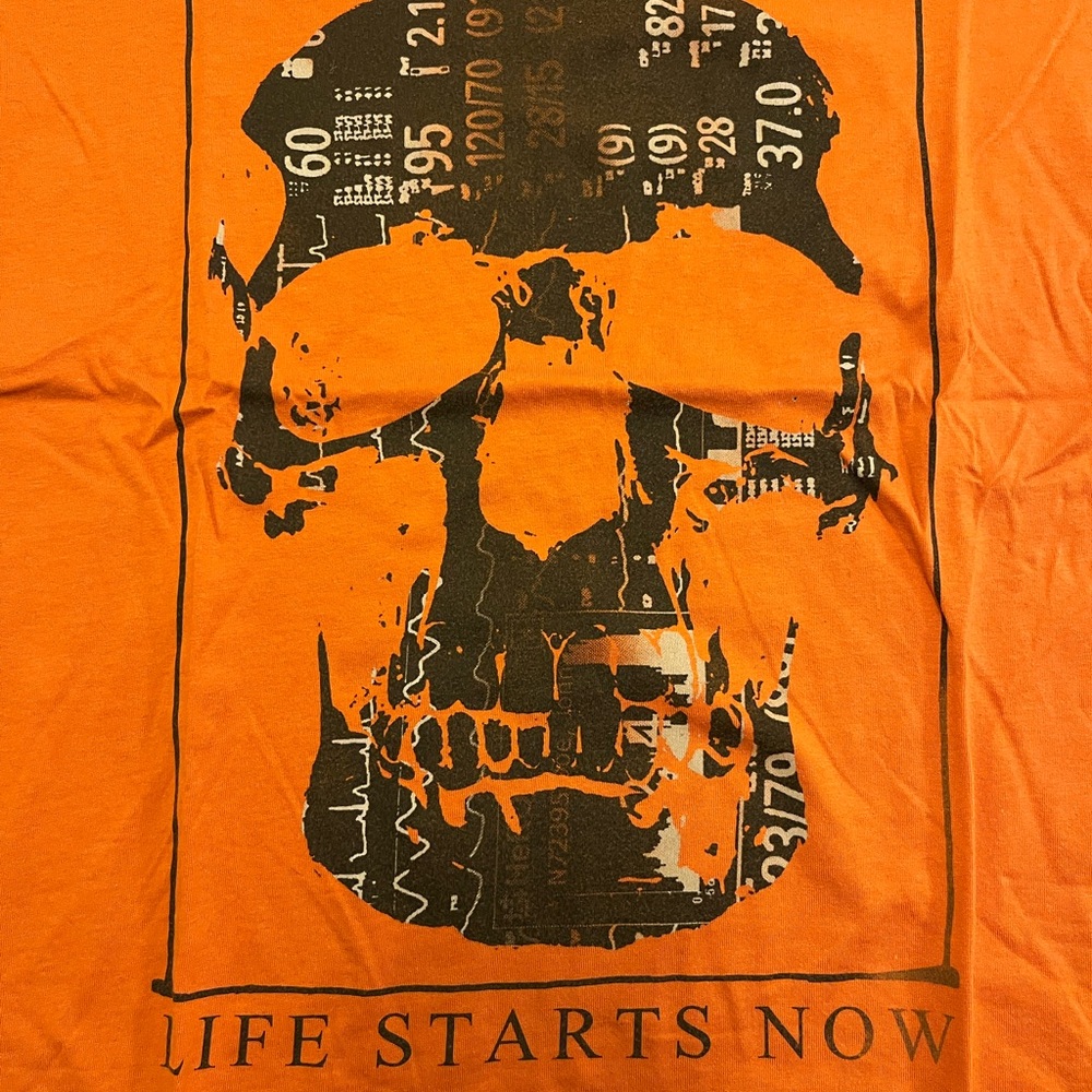 Vintage “Digital Skull” graphic-tee by Foreign Exchange